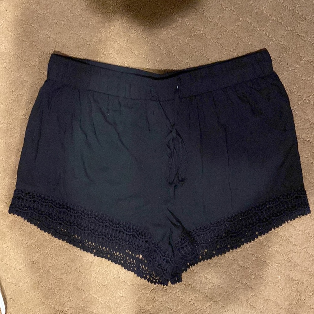 Black Tie Shorts